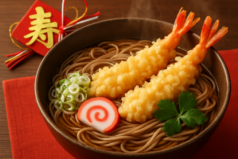 Setsubun soba noodles eaten for good health and long life